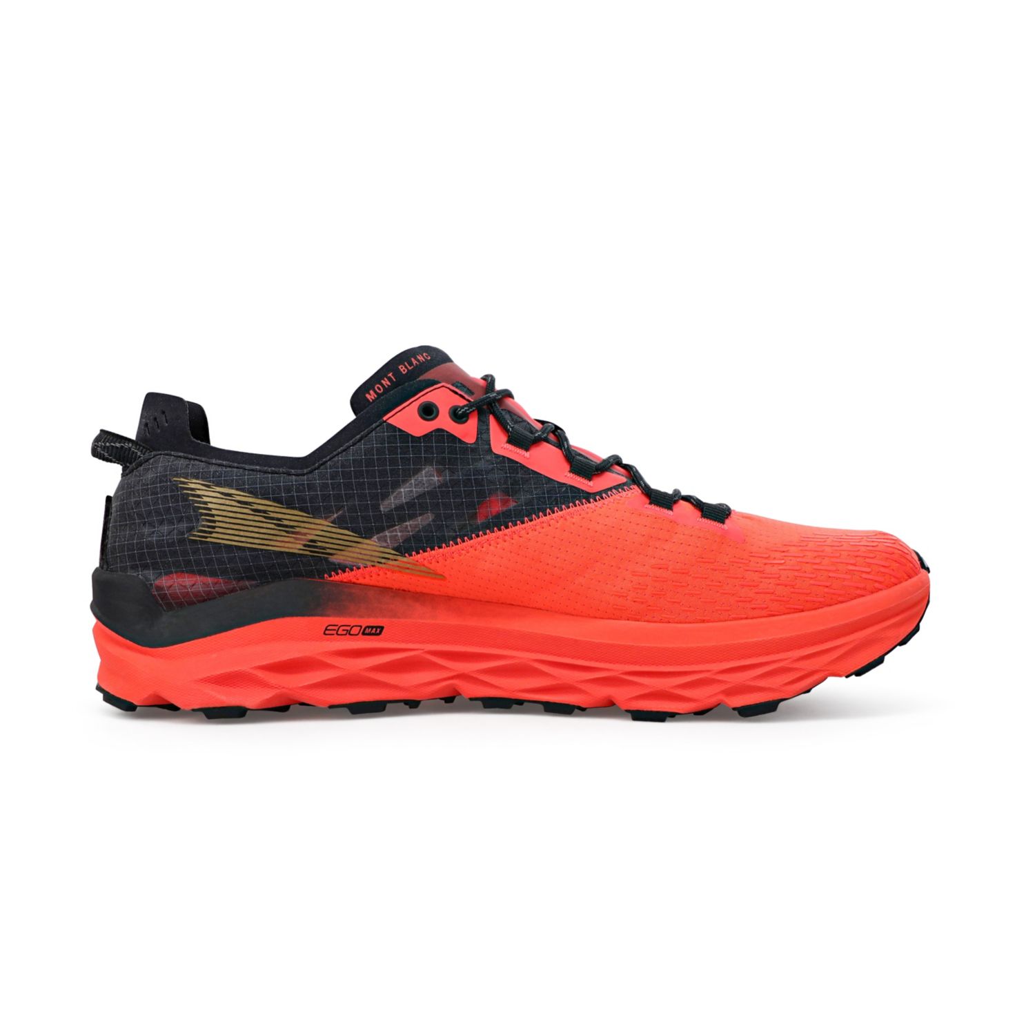 Zapatillas De Trail Running Altra Mont Blanc Hombre Coral Negras | Costa Rica-36195849